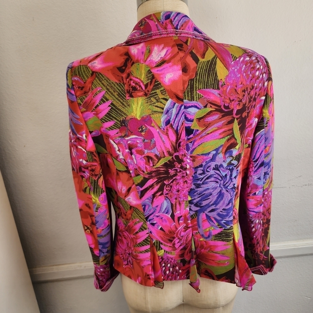 Escada | Floral printed Blazer size 40‎ - Picture 5 of 11